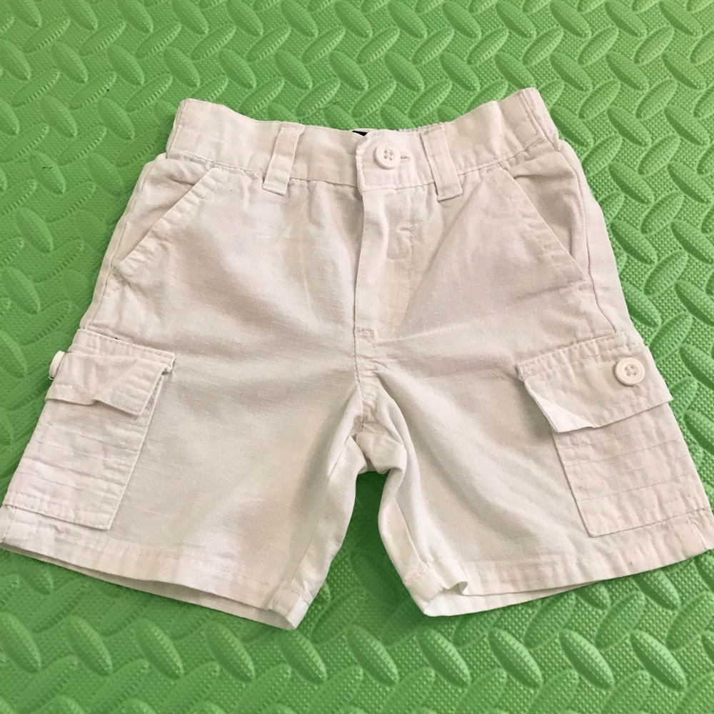 SP( STREET PROPERTY) Boys  white cargo shorts